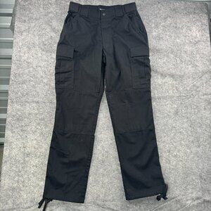 5.11 Tactical Pants Mens Large Long Black Fits Waist 35-39 Cargo Ripstop Utility